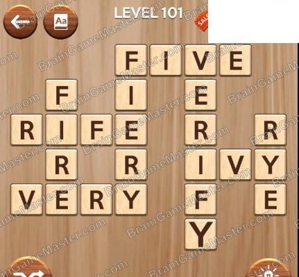 The answer to level 101, 102, 103, 104, 105, 106, 107, 108, 109 and 110 game is Woody Cross