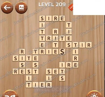 The answer to level 201, 202, 203, 204, 205, 206, 207, 208, 209 and 210 game is Woody Cross