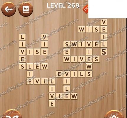 The answer to level 261, 262, 263, 264, 265, 266, 267, 268, 269 and 270 game is Woody Cross