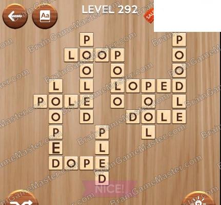 The answer to level 291, 292, 293, 294, 295, 296, 297, 298, 299 and 300 game is Woody Cross