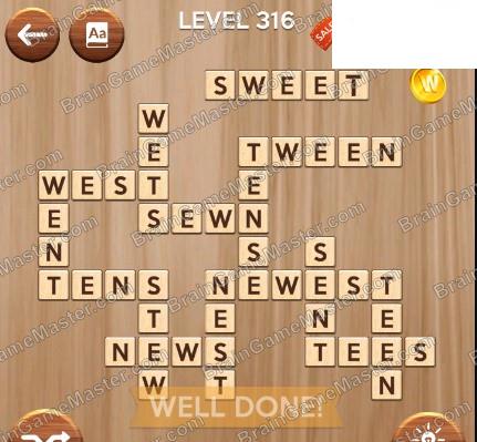 The answer to level 311, 312, 313, 314, 315, 316, 317, 318, 319 and 320 game is Woody Cross