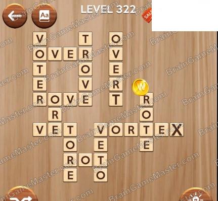 The answer to level 321, 322, 323, 324, 325, 326, 327, 328, 329 and 330 game is Woody Cross