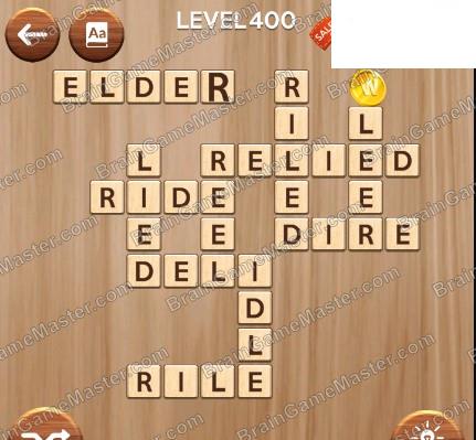 The answer to level 391, 392, 393, 394, 395, 396, 397, 398, 399 and 400 game is Woody Cross