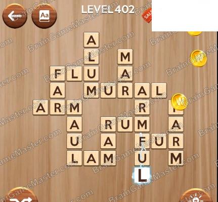 The answer to level 401, 402, 403, 404, 405, 406, 407, 408, 409 and 410 game is Woody Cross