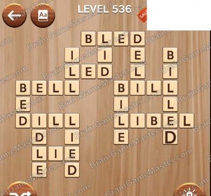The answer to level 531, 532, 533, 534, 535, 536, 537, 538, 539 and 540 game is Woody Cross