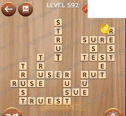 The answer to level 591, 592, 593, 594, 595, 596, 597, 598, 599 and 600 game is Woody Cross