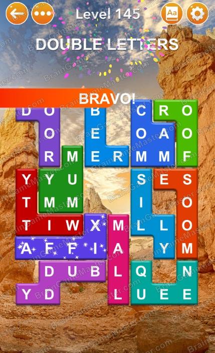The answer to level 141, 142, 143, 144, 145, 146, 147, 148, 149 and 150 is Word Blocks Puzzle - Free Word Games