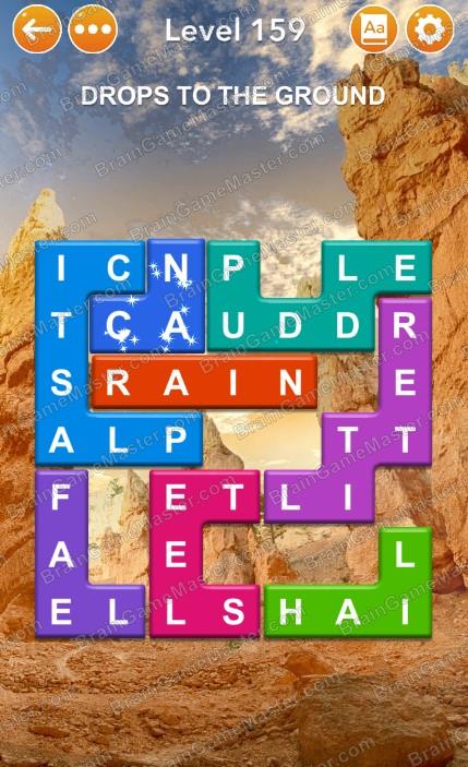 The answer to level 151, 152, 153, 154, 155, 156, 157, 158, 159 and 160 is Word Blocks Puzzle - Free Word Games