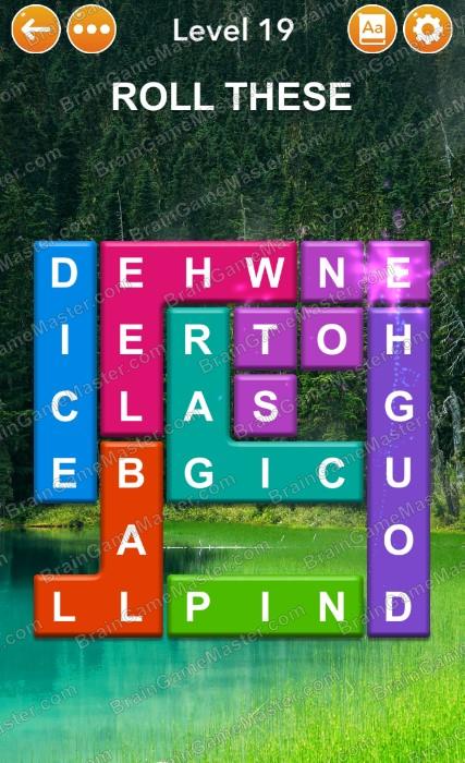 The answer to level 11, 12, 13, 14, 15, 16, 17, 18, 19 and 20 is Word Blocks Puzzle - Free Word Games