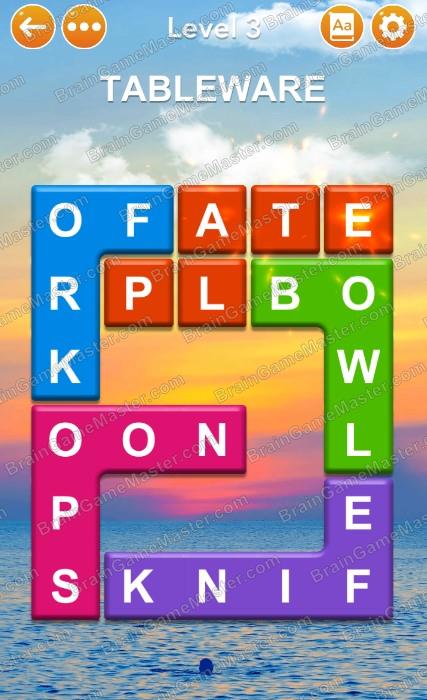 The answer to level 1, 2, 3, 4, 5, 6, 7, 8, 9 and 10 is Word Blocks Puzzle - Free Word Games