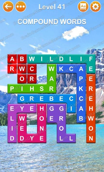 The answer to level 41, 42, 43, 44, 45, 46, 47, 48, 49 and 50 is Word Blocks Puzzle - Free Word Games
