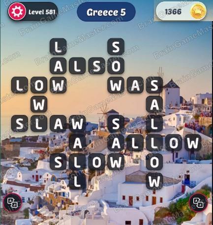 The answer to level 581, 582, 583, 584, 585, 586, 587, 588, 589, and 590 is Word Explore
