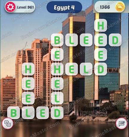 The answer to level 961, 962, 963, 964, 965, 966, 967, 968, 969, and 970 is Word Explore