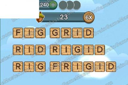Word Forest answer game to level 101, 102, 103, 104, 105, 106, 107, 108, 109 and 110