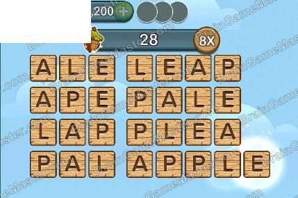 Word Forest answer game to level 111, 112, 113, 114, 115, 116, 117, 118, 119 and 120