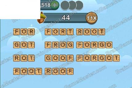 Word Forest answer game to level 141, 142, 143, 144, 145, 146, 147, 148, 149 and 150