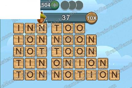 Word Forest answer game to level 181, 182, 183, 184, 185, 186, 187, 188, 189 and 190