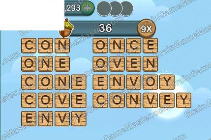 Word Forest answer game to level 211, 212, 213, 214, 215, 216, 217, 218, 219 and 220