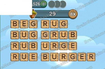 Word Forest answer game to level 241, 242, 243, 244, 245, 246, 247, 248, 249 and 250