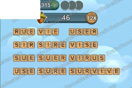 Word Forest answer game to level 281, 282, 283, 284, 285, 286, 287, 288, 289 and 290