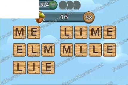 Word Forest answer game to level 41, 42, 43, 44, 45, 46, 47, 48, 49 and 50