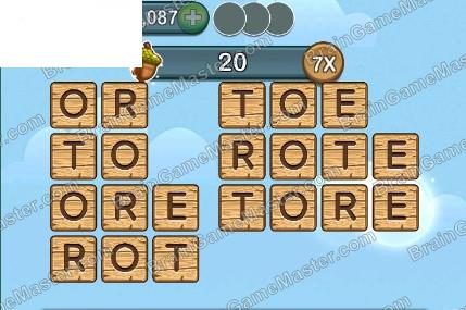 Word Forest answer game to level 41, 42, 43, 44, 45, 46, 47, 48, 49 and 50