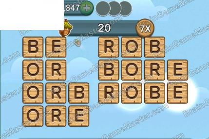 Word Forest answer game to level 51, 52, 53, 54, 55, 56, 57, 58, 59 and 60