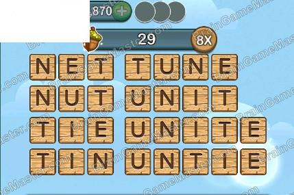 Word Forest answer game to level 81, 82, 83, 84, 85, 86, 87, 88, 89 and 90