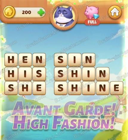 Answers for Word Home - Proj & Project Makeover Design Games Level 281 to 300