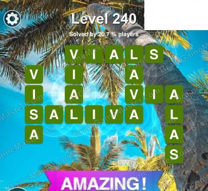 Word Safari Level 231, 232, 233, 234, 235, 236, 237, 238, 239 and 240 Game Answers