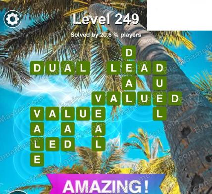 Word Safari Level 241, 242, 243, 244, 245, 246, 247, 248, 249 and 250 Game Answers