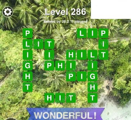 Word Safari Level 281, 282, 283, 284, 285, 286, 287, 288, 289 and 290 Game Answers