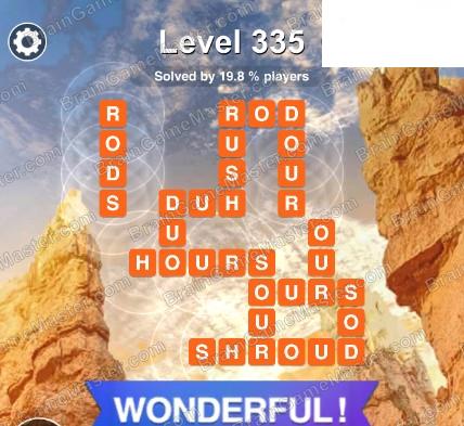 Word Safari Level 331, 332, 333, 334, 335, 336, 337, 338, 339 and 340 Game Answers