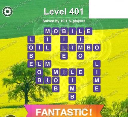 Word Safari Level 401, 402, 403, 404, 405, 406, 407, 408, 409 and 410 Game Answers