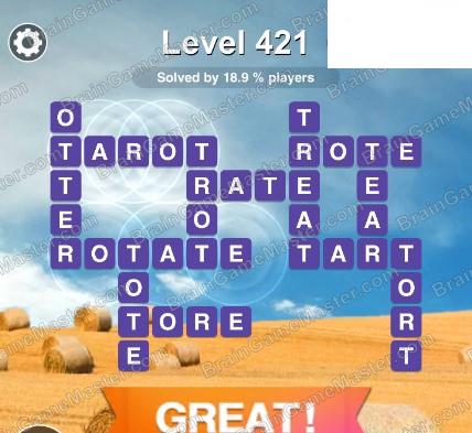 Word Safari Level 421, 422, 423, 424, 425, 426, 427, 428, 429 and 430 Game Answers