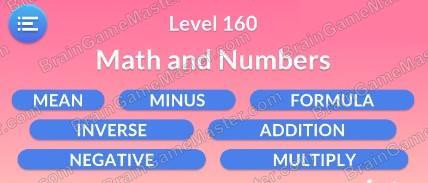 The answer to level 151, 152, 153, 154, 155, 156, 157, 158, 159 and 160 is Word Serenity - Free Word Games and Word Puzzles