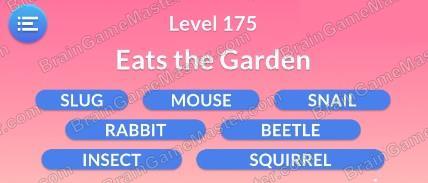 The answer to level 171, 172, 173, 174, 175, 176, 177, 178, 179 and 180 is Word Serenity - Free Word Games and Word Puzzles