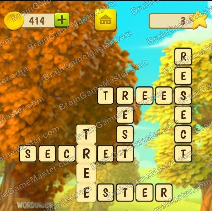 Answer game Wordington Words & Design 108, 109, 110, 111 level - Replace the fan