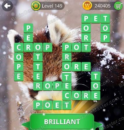 The answer to level 141, 142, 143, 144, 145, 146, 147, 148, 149 and 150 is Wordmonger : collectible word game
