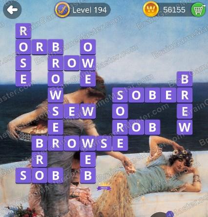 The answer to level 191, 192, 193, 194, 195, 196, 197, 198, 199 and 200 is Wordmonger : collectible word game