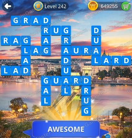 The answer to level 241, 242, 243, 244, 245, 246, 247, 248, 249 and 250 is Wordmonger : collectible word game