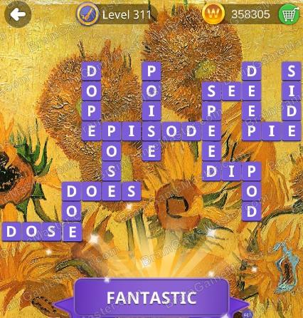 The answer to level 311, 312, 313, 314, 315, 316, 317, 318, 319 and 320 is Wordmonger : collectible word game