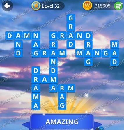 The answer to level 321, 322, 323, 324, 325, 326, 327, 328, 329 and 330 is Wordmonger : collectible word game