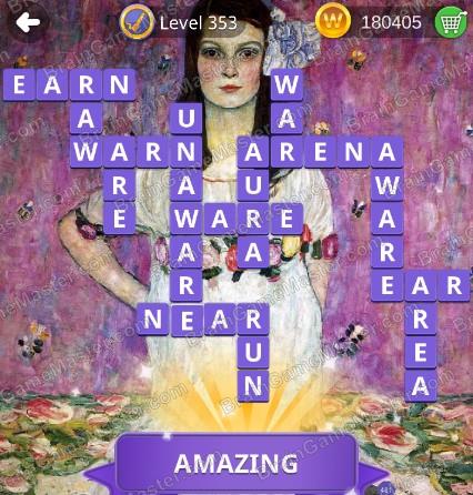 The answer to level 351, 352, 353, 354, 355, 356, 357, 358, 359 and 360 is Wordmonger : collectible word game