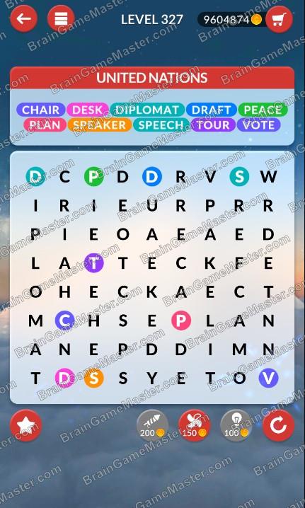 WordPscape Search answers at levels 321, 322, 323, 324, 325, 326, 327, 328, 329, 330
