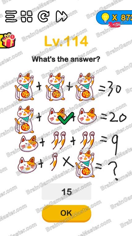 The answer to level 111, 112, 113, 114, 115, 116, 117, 118, 119, and 120 is game Brain Sharp