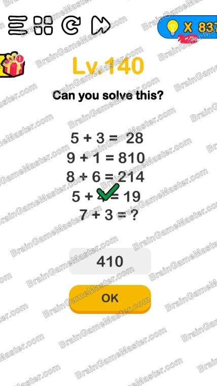 The answer to level 131, 132, 133, 134, 135, 136, 137, 138, 139, and 140 is game Brain Sharp