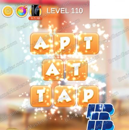 Word Bakery 2021 Level 101, 102, 103, 104, 105, 106, 107, 108, 109 and 110 Game Answers
