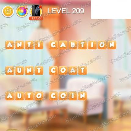 Word Bakery 2021 Level 201, 202, 203, 204, 205, 206, 207, 208, 209 and 210 Game Answers