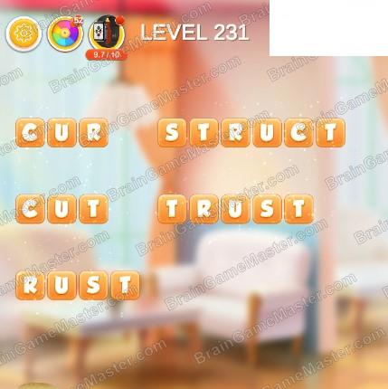 Word Bakery 2021 Level 231, 232, 233, 234, 235, 236, 237, 238, 239 and 240 Game Answers